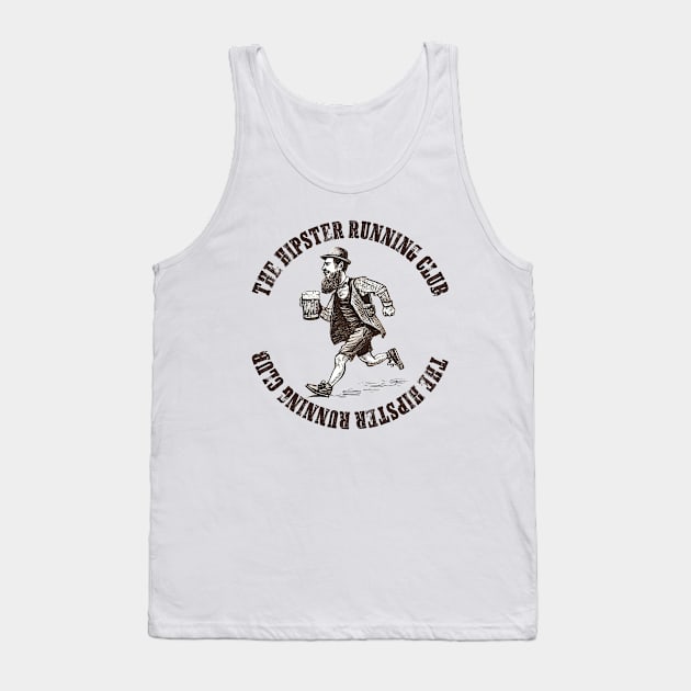 The Hipster Running Club Tank Top by Pickledjo